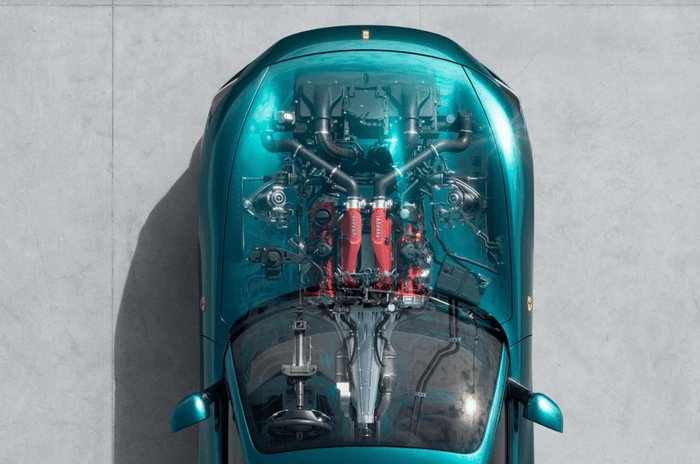 Ferrari Amalfi ENGINE